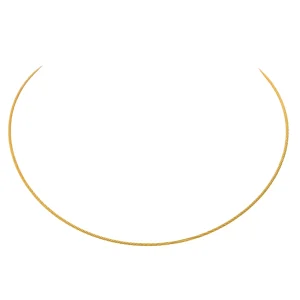 Fred Collier Câble  Or jaune