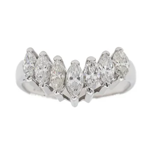 Bague Alliance Platine Diamant