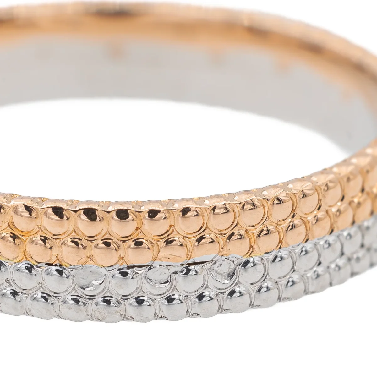 Bague Alliance Or rose, Or blanc – Image 6