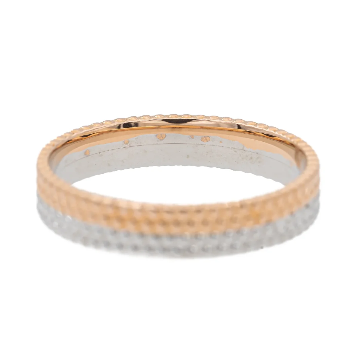 Bague Alliance Or rose, Or blanc – Image 7