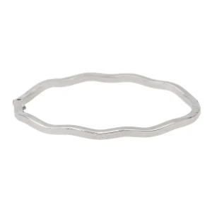 Bracelet Jonc Or blanc