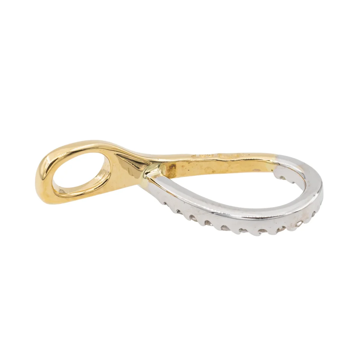 Pendentif Or jaune, Or blanc Diamant – Image 7