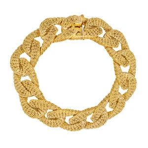 Georges lenfant Bracelet Manchette  Or jaune