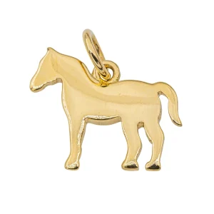 Dodo pomellato Pendentif Cheval Or jaune