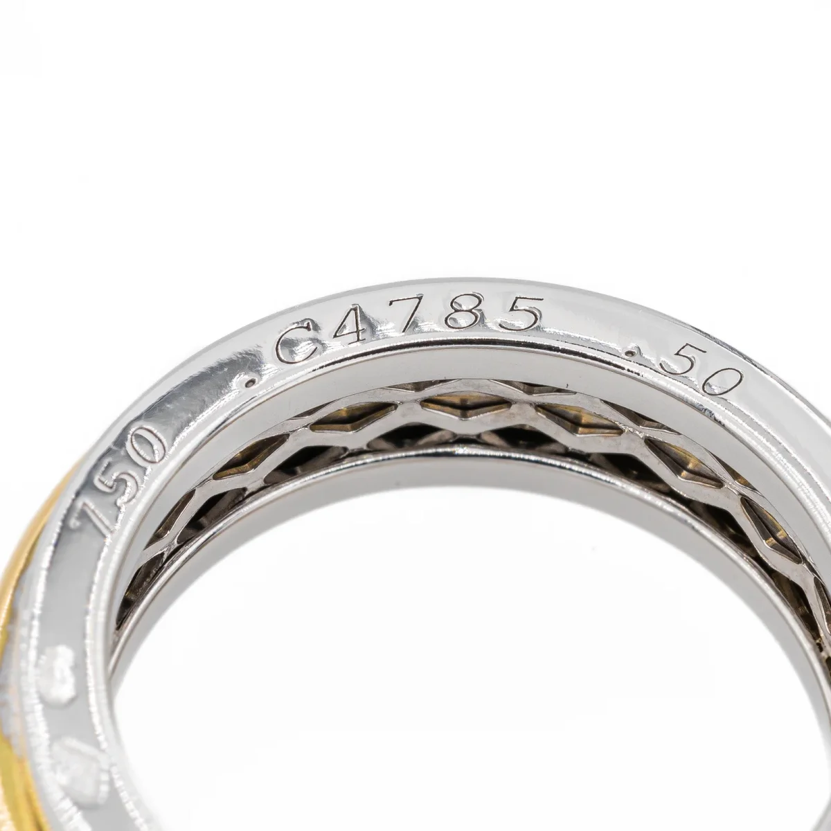 Mauboussin Bague Alliance Or blanc, Or jaune – Image 6