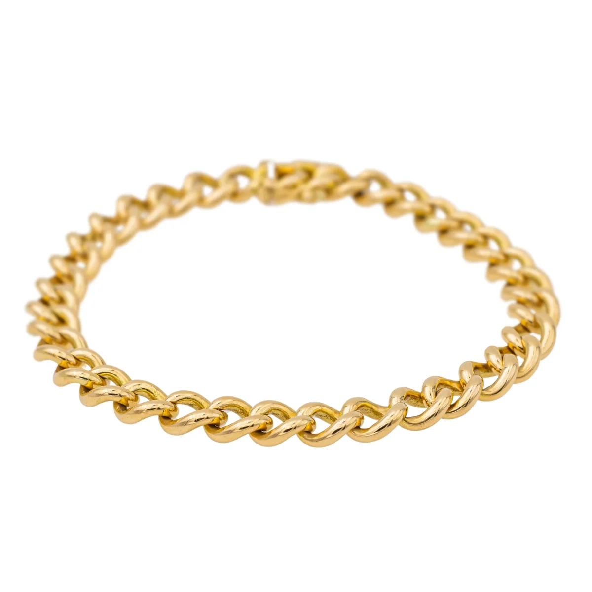 Bracelet Gourmette Or jaune – Image 4