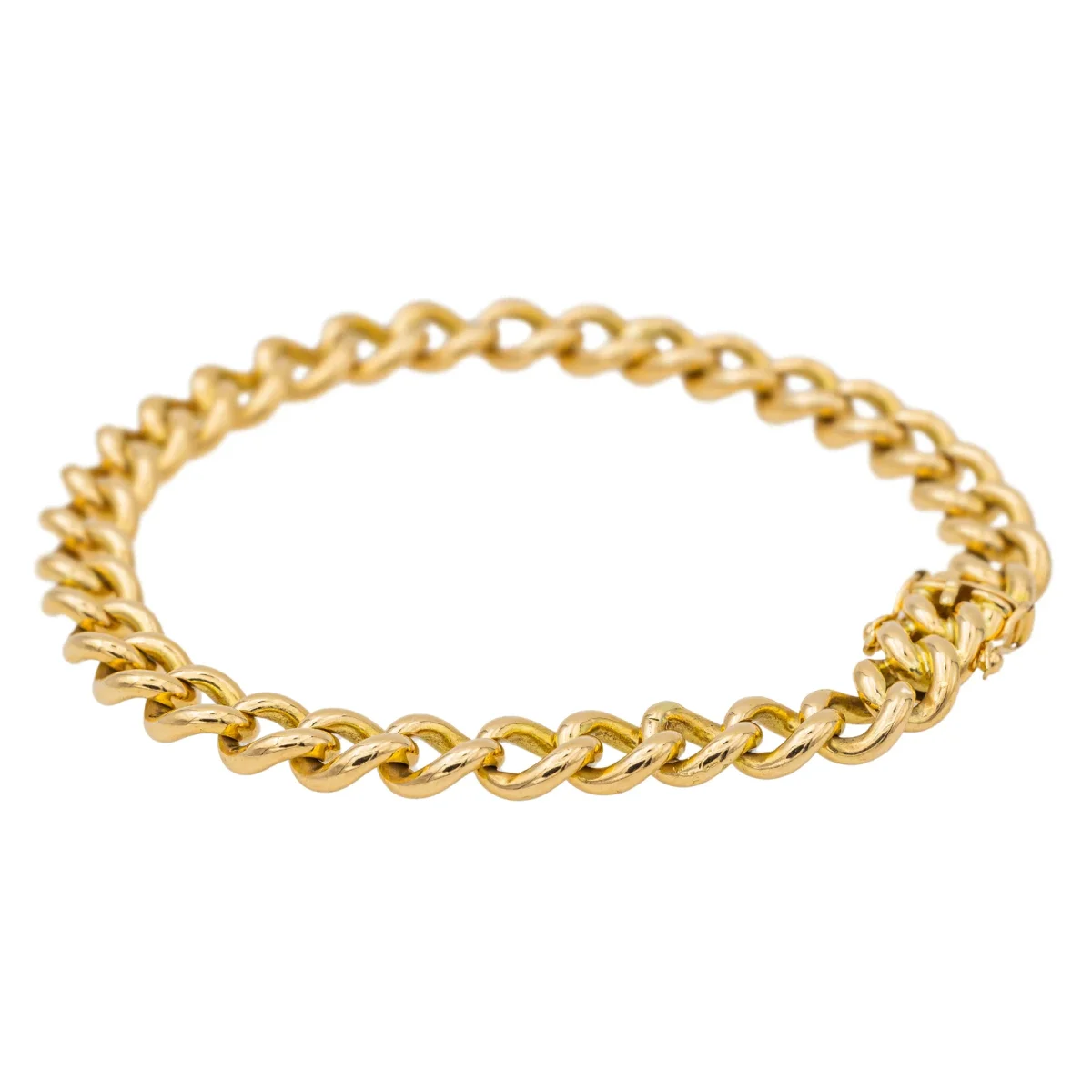 Bracelet Gourmette Or jaune – Image 6