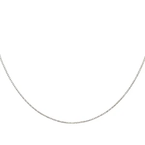 Collier Chaîne Or blanc