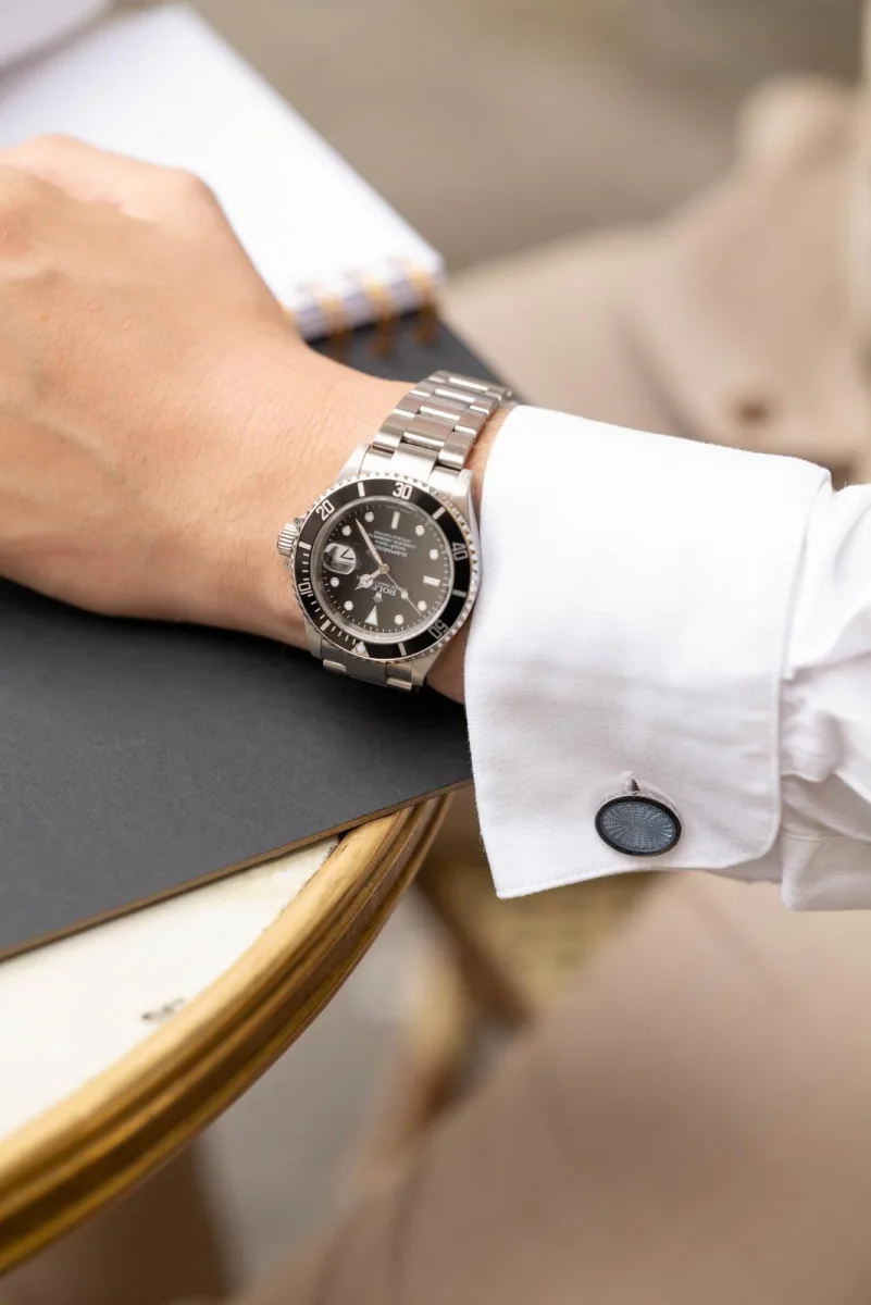 Bulgari Boutons de manchette Argent – Image 3