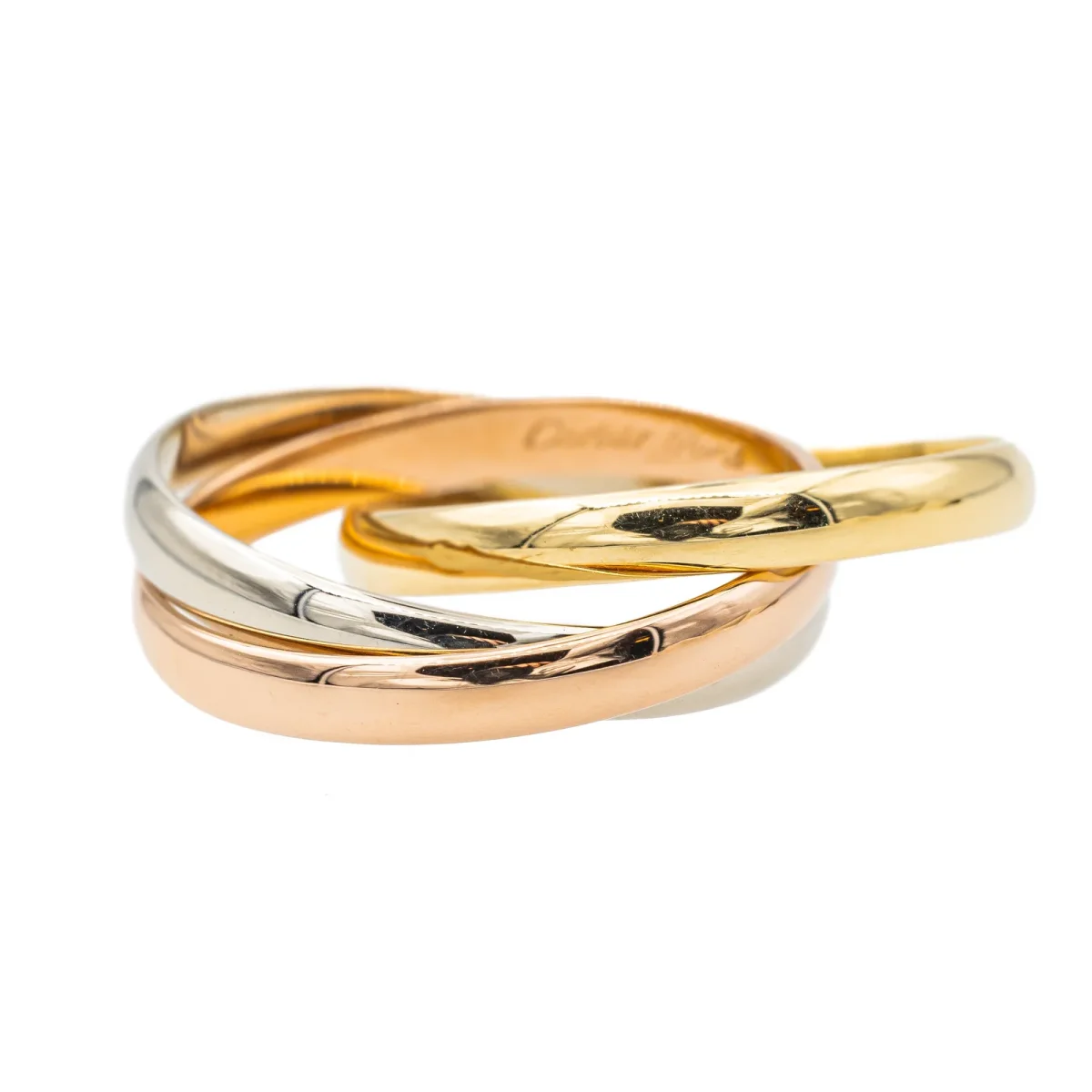 Cartier Bague Trinity Or rose, Or jaune, Or blanc – Image 5
