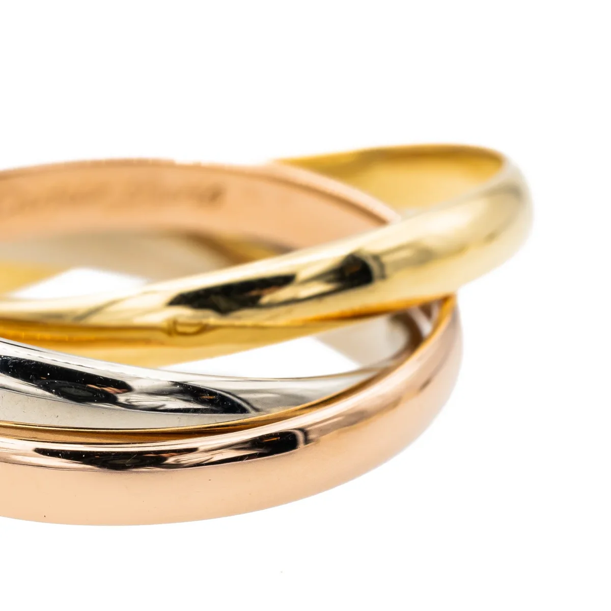 Cartier Bague Trinity Or rose, Or jaune, Or blanc – Image 8