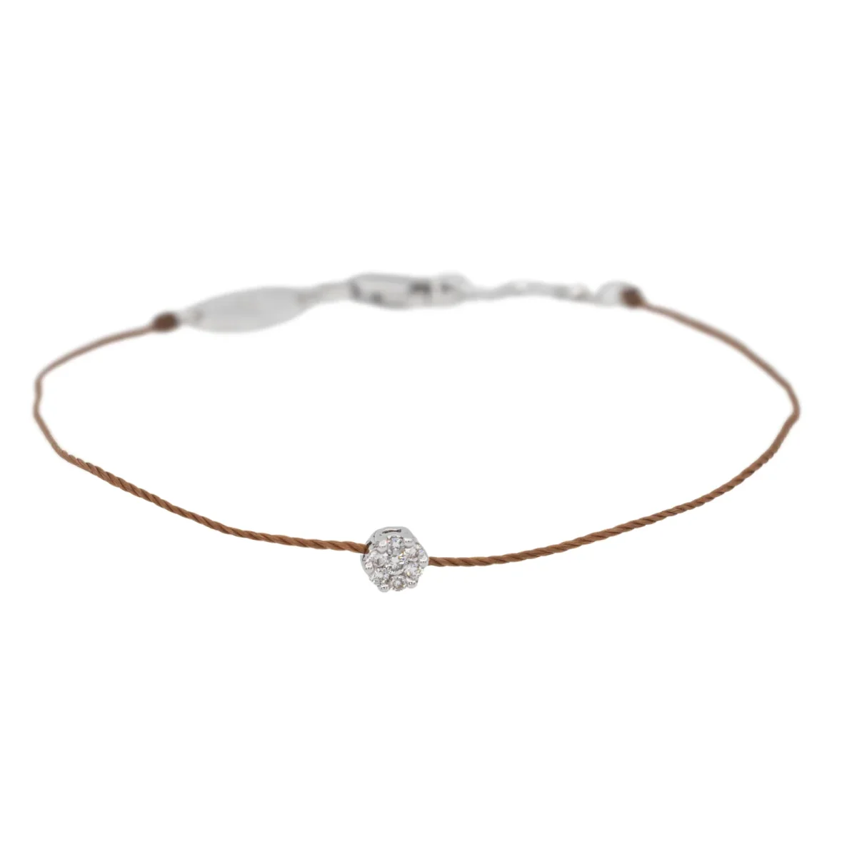 Redline Bracelet Cordon Illusion Or blanc Diamant – Image 2