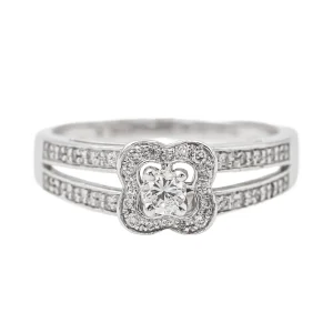 Mauboussin Bague Solitaire Or blanc Diamant