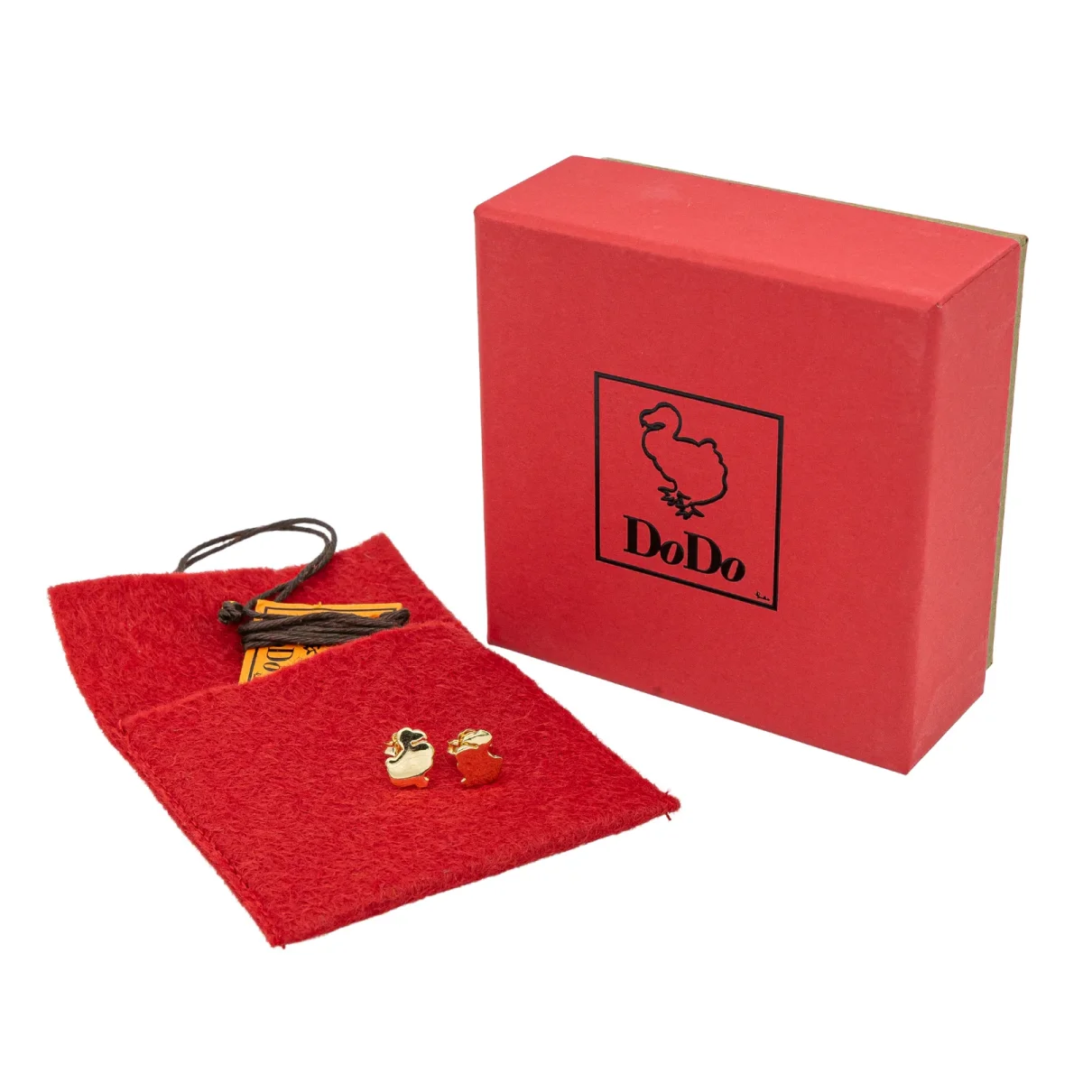 Dodo pomellato Boucles d'oreilles Puces Dodo Or jaune – Image 4