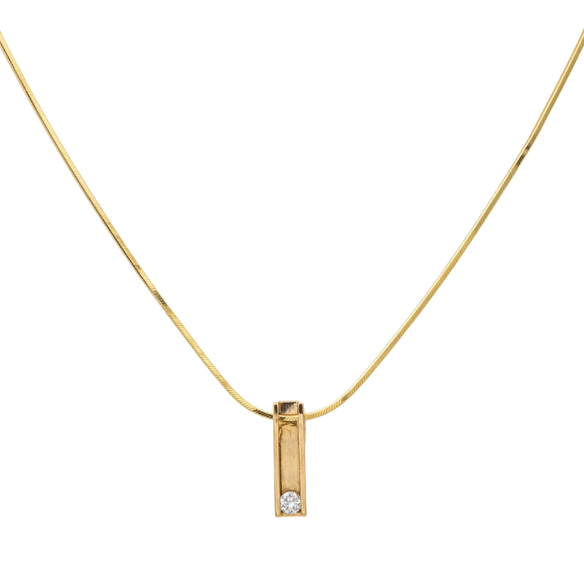 Collier Or jaune Diamant