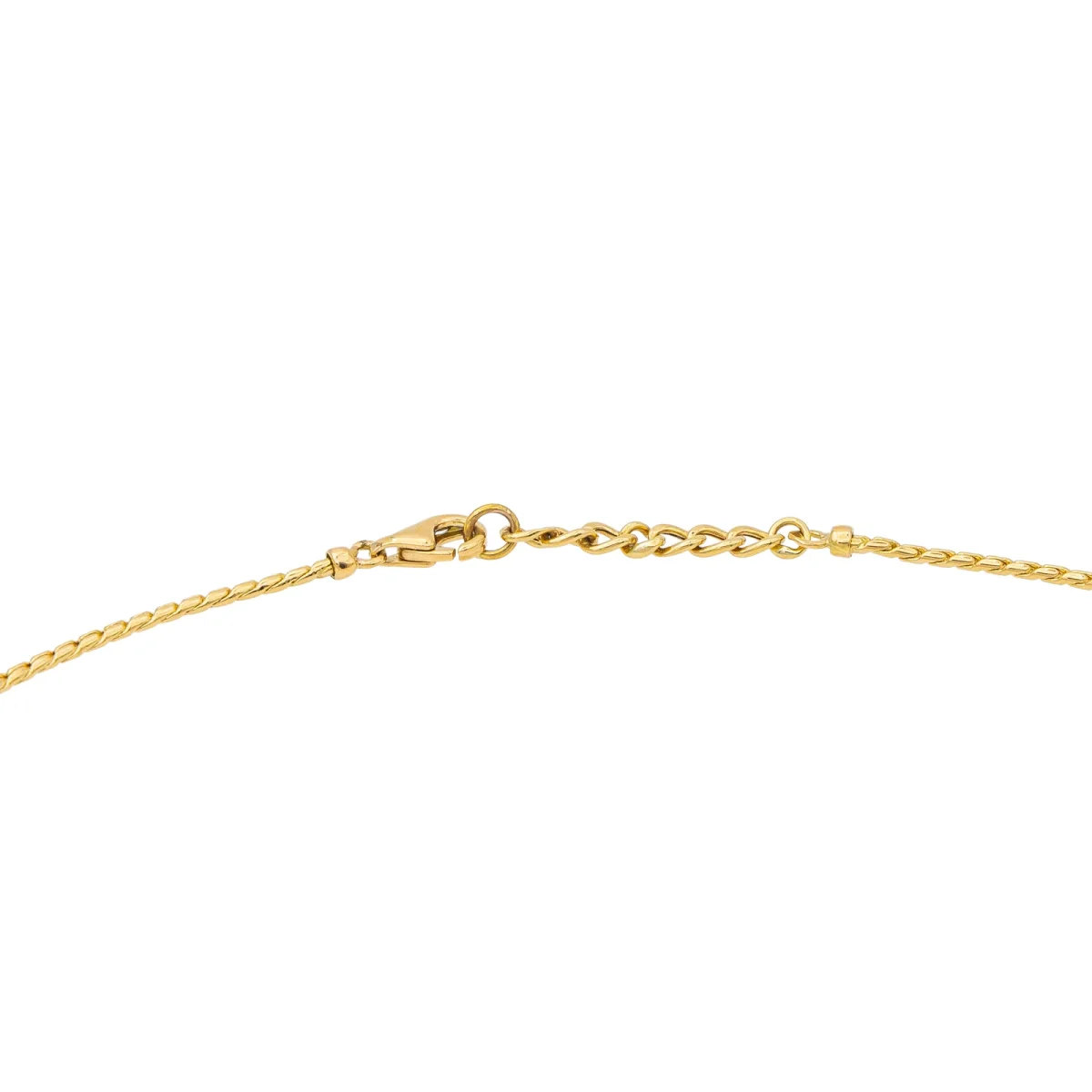 Collier Solitaire Or jaune Diamant – Image 6