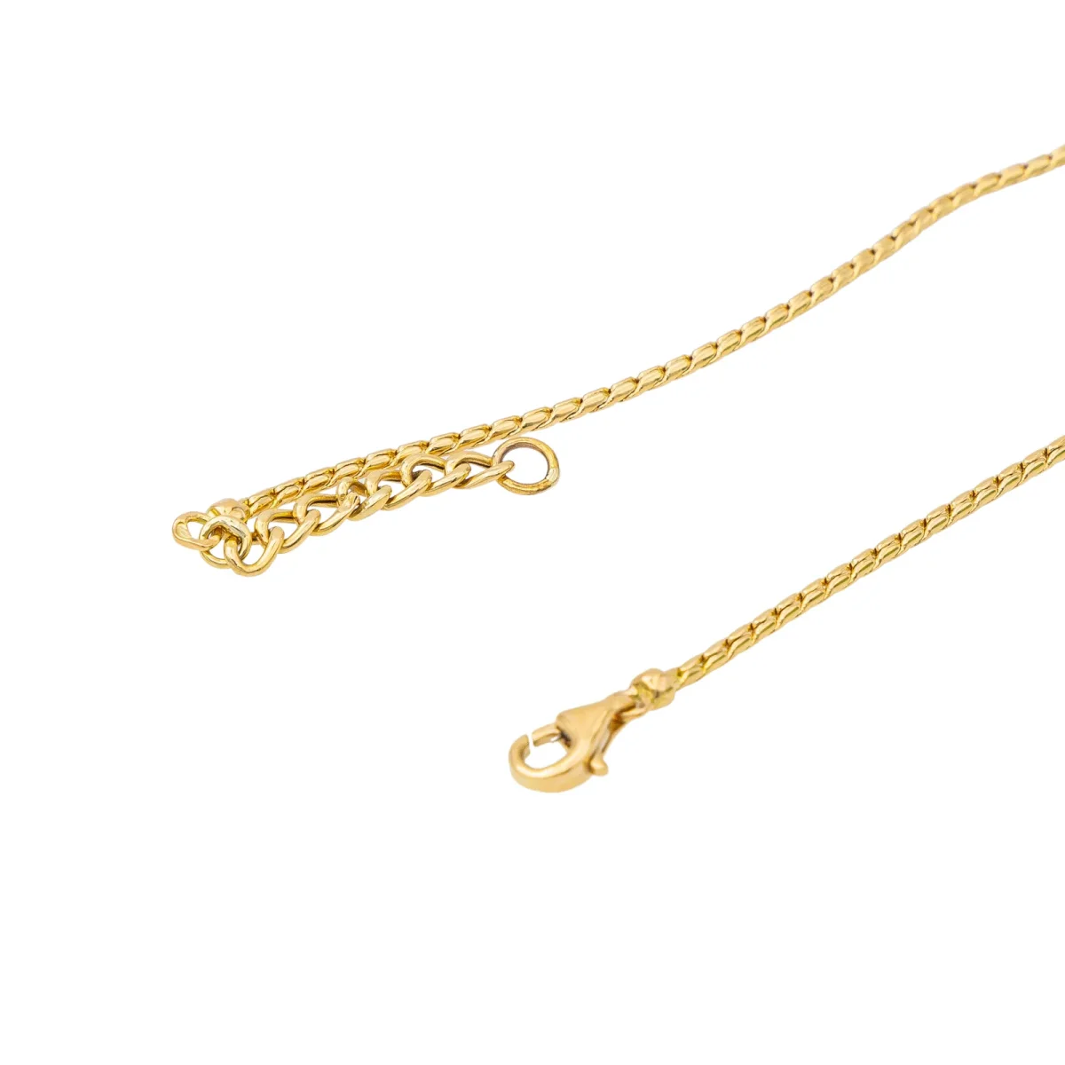 Collier Solitaire Or jaune Diamant – Image 7