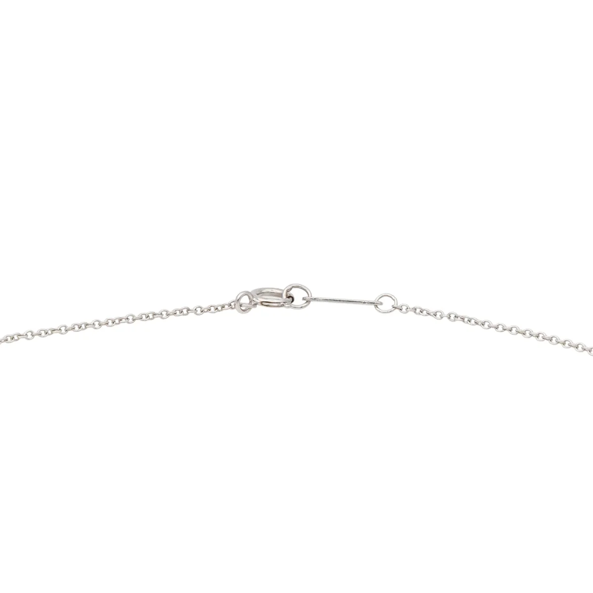 Tiffany & co Collier Métro cœur Or blanc Diamant – Image 8