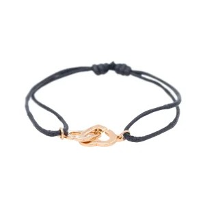 Dinh van Bracelet Double cœur Or rose