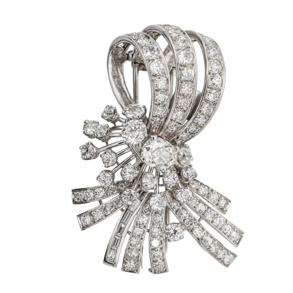 Pendentif Or blanc Diamant – Image 2