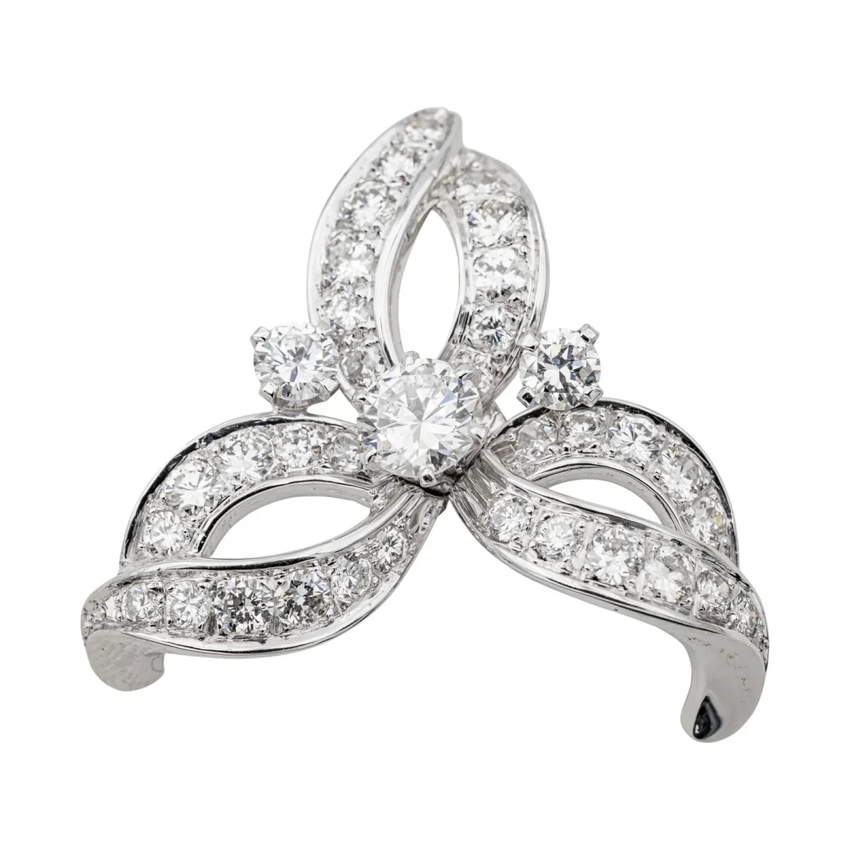 Pendentif Or blanc Diamant