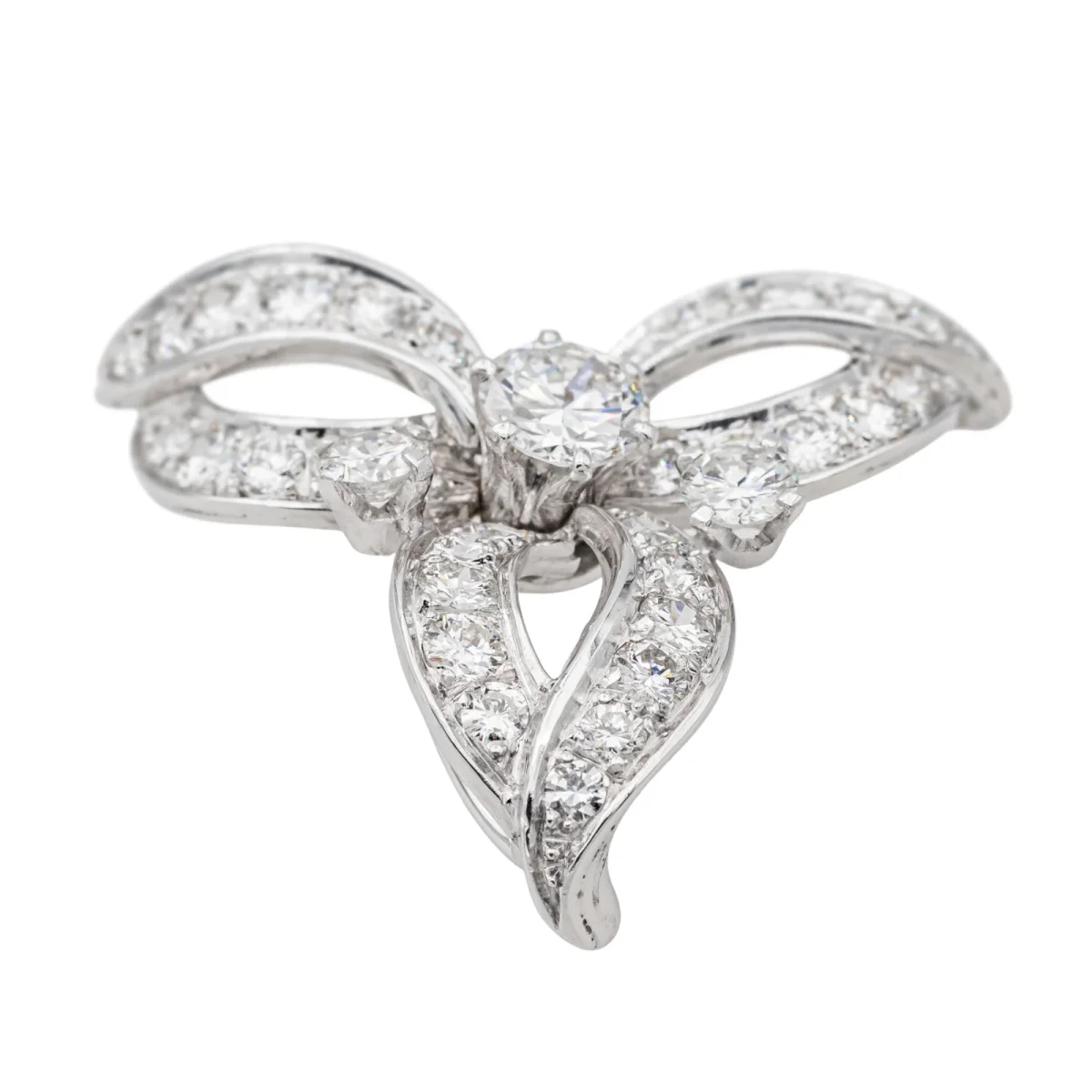 Pendentif Or blanc Diamant – Image 3