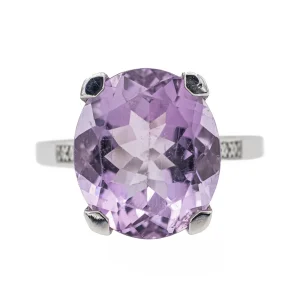 Mauboussin Bague Mon bébé d'amour Or blanc Améthyste, Diamant