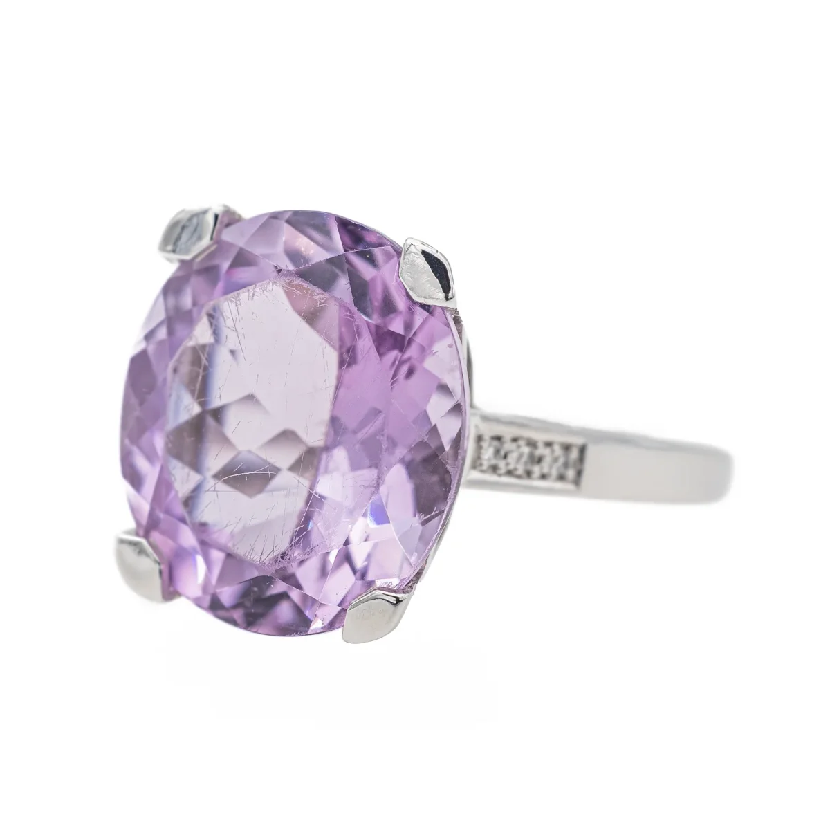 Mauboussin Bague Mon bébé d'amour Or blanc Améthyste, Diamant – Image 4