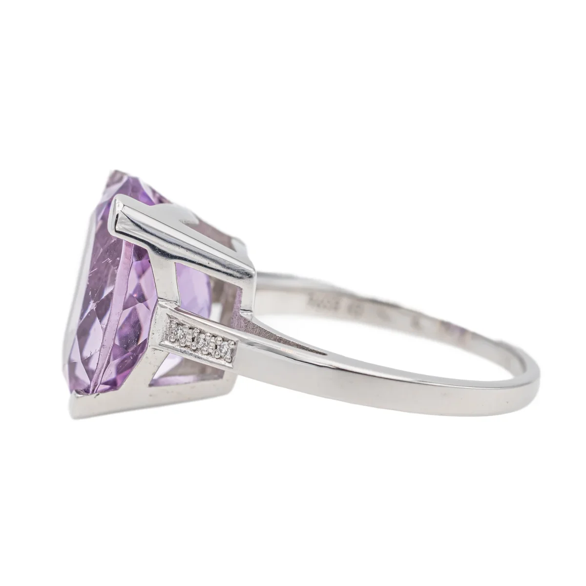 Mauboussin Bague Mon bébé d'amour Or blanc Améthyste, Diamant – Image 5