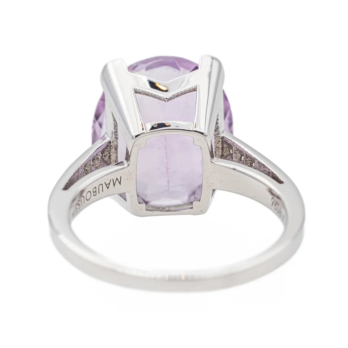 Mauboussin Bague Mon bébé d'amour Or blanc Améthyste, Diamant – Image 6