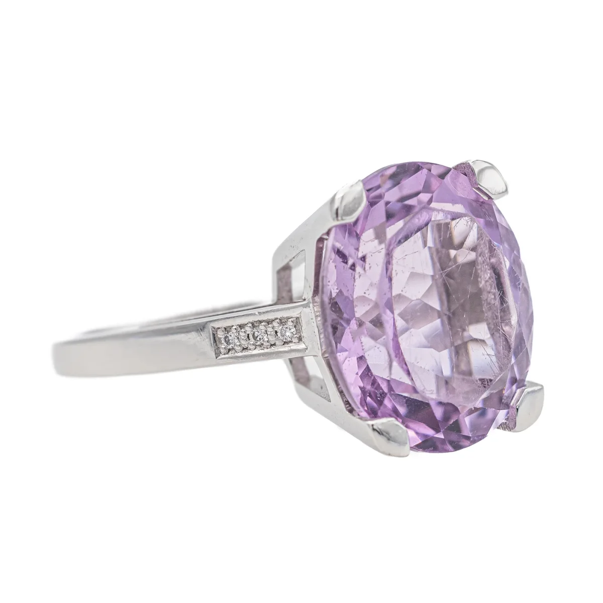 Mauboussin Bague Mon bébé d'amour Or blanc Améthyste, Diamant – Image 9