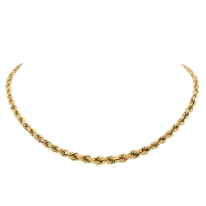 Caplain Collier Chaîne Or jaune Saphir