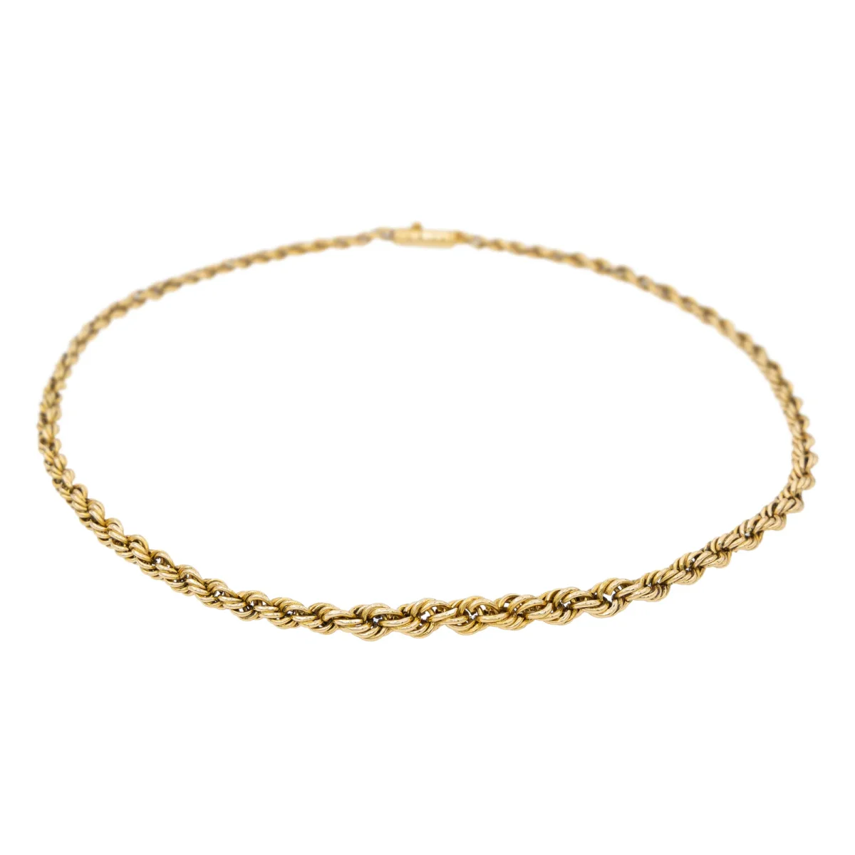 Caplain Collier Chaîne Or jaune Saphir – Image 4