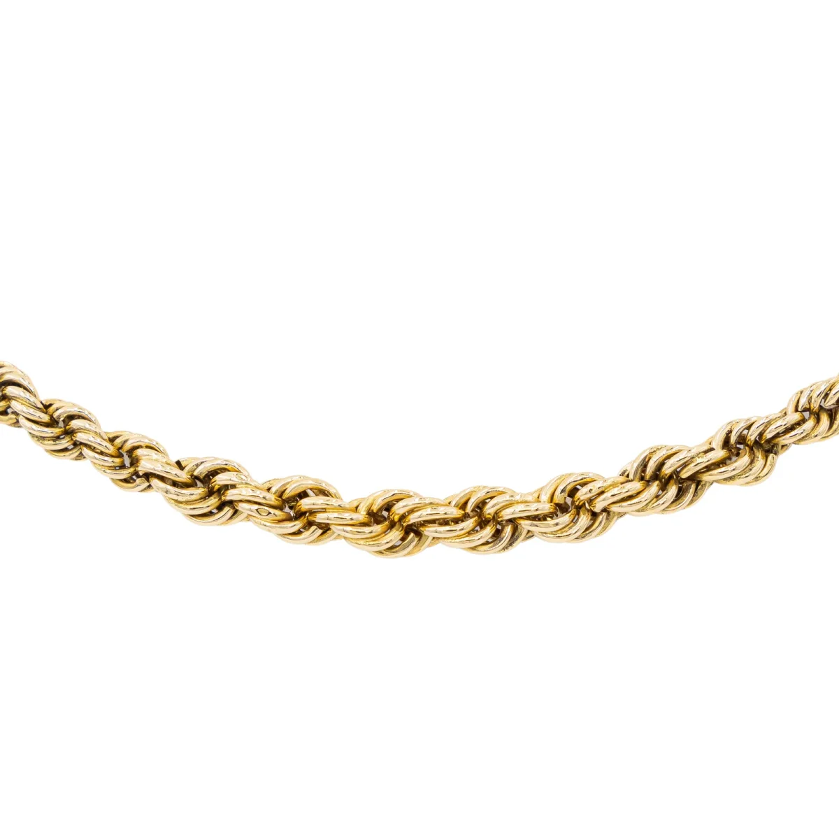 Caplain Collier Chaîne Or jaune Saphir – Image 6