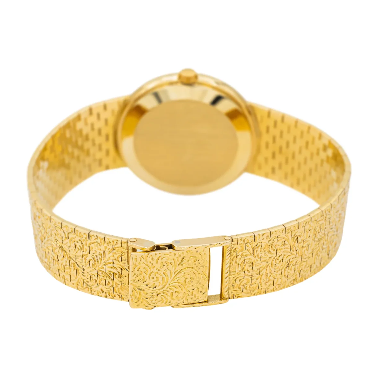Oméga Montre Or jaune Œil de tigre, Diamant – Image 7