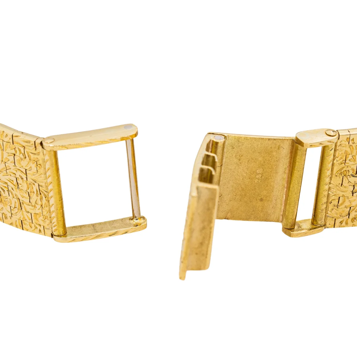 Oméga Montre Or jaune Œil de tigre, Diamant – Image 8