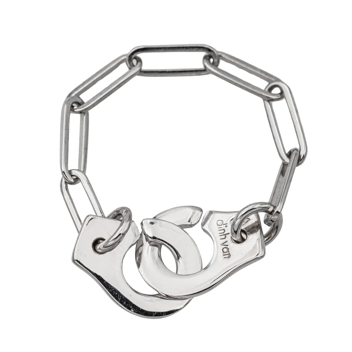 Dinh van Bague Menottes Or blanc – Image 2