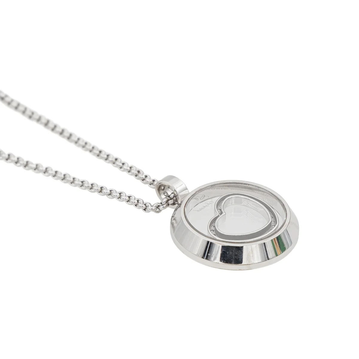 Chopard Collier Pendentif Happy diamonds Or blanc Diamant – Image 8