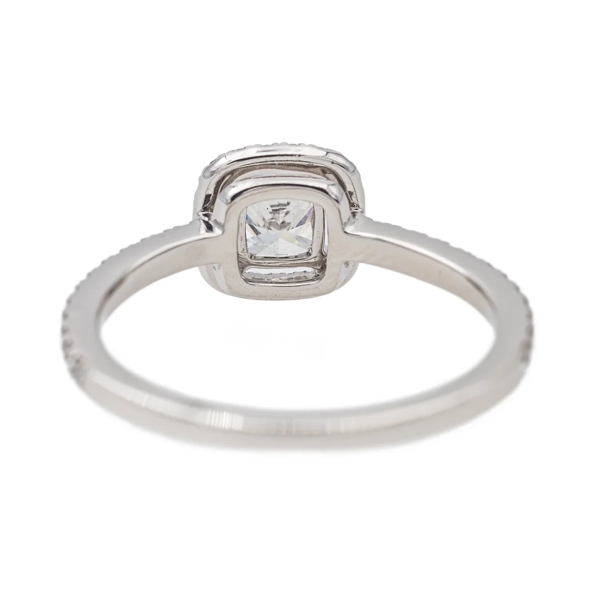 Messika Bague Solitaire M-love coussin Or blanc Diamant – Image 9