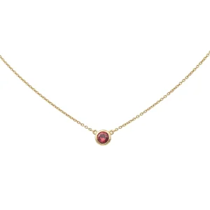 Tiffany & co Collier Solitaire Color by the yard Or jaune Rubis
