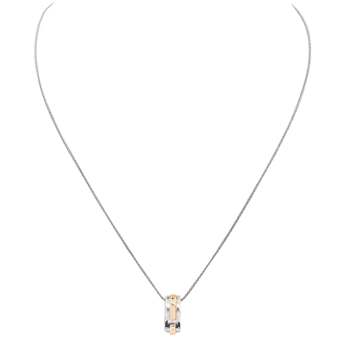 Guy laroche Collier Or blanc, Or rose – Image 4