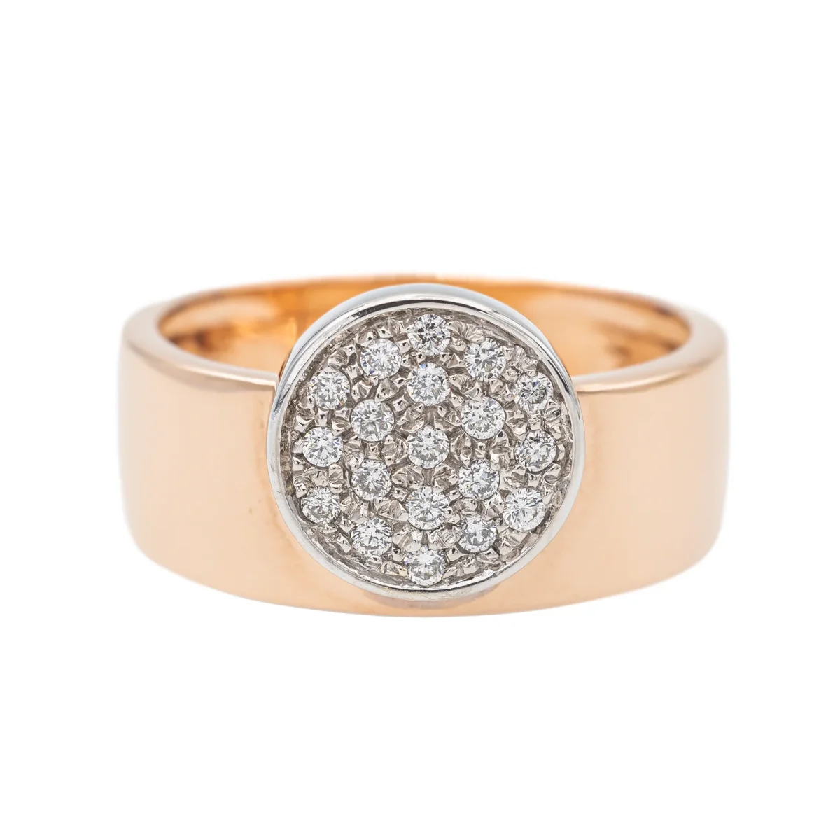 Bague Or rose, Or blanc Diamant – Image 2
