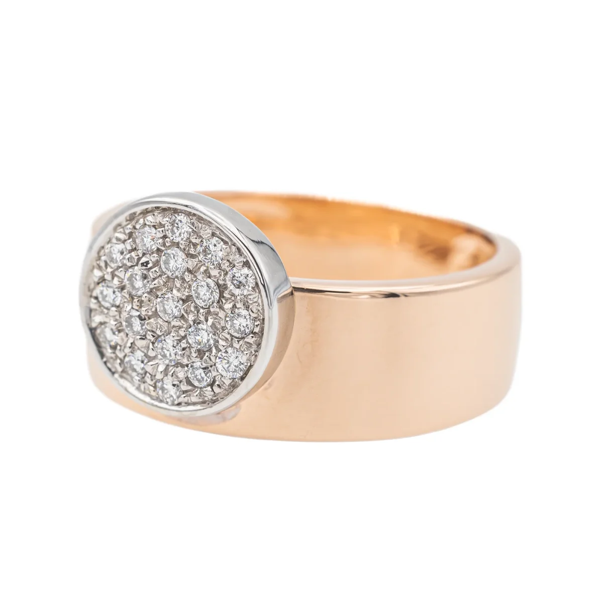 Bague Or rose, Or blanc Diamant – Image 4