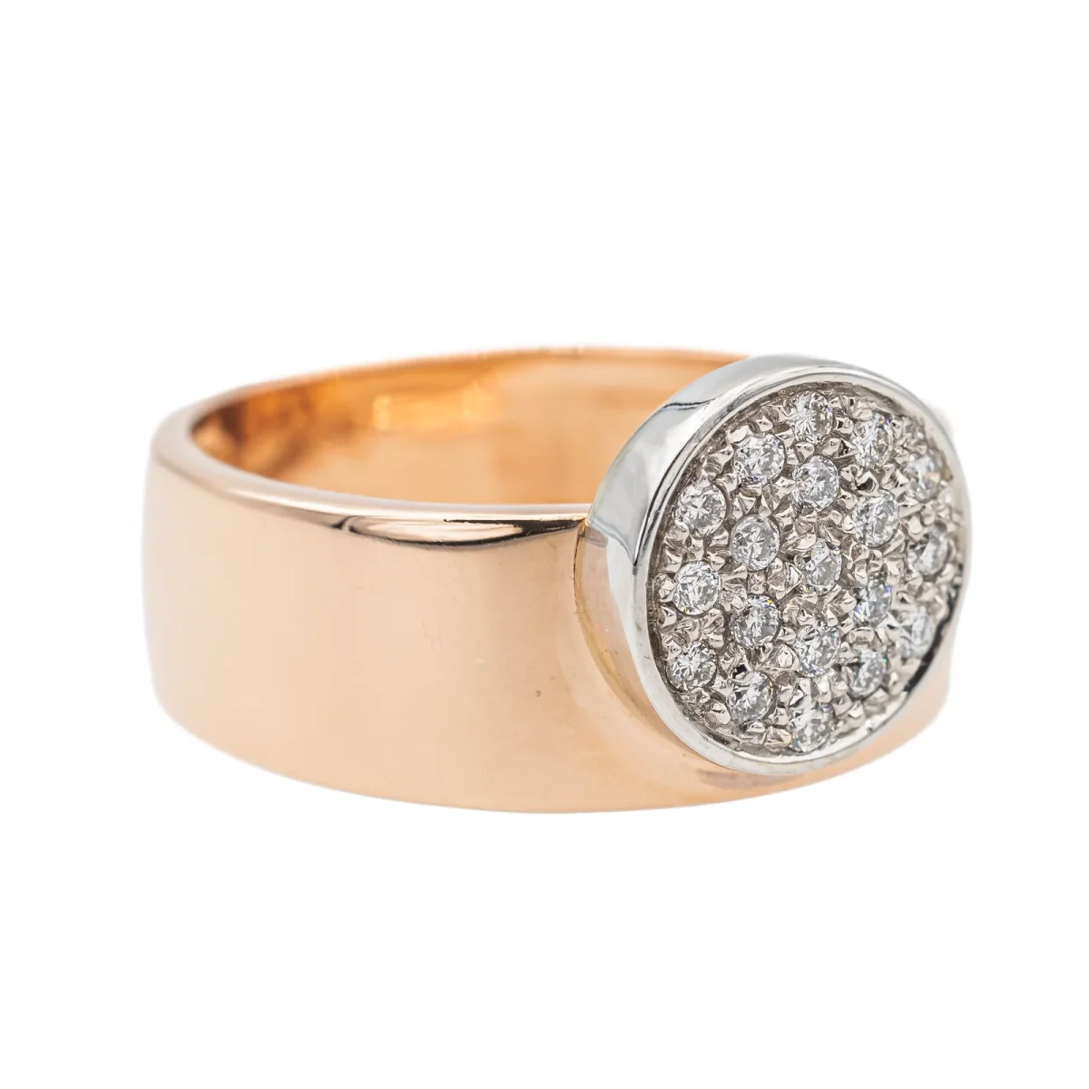 Bague Or rose, Or blanc Diamant – Image 8