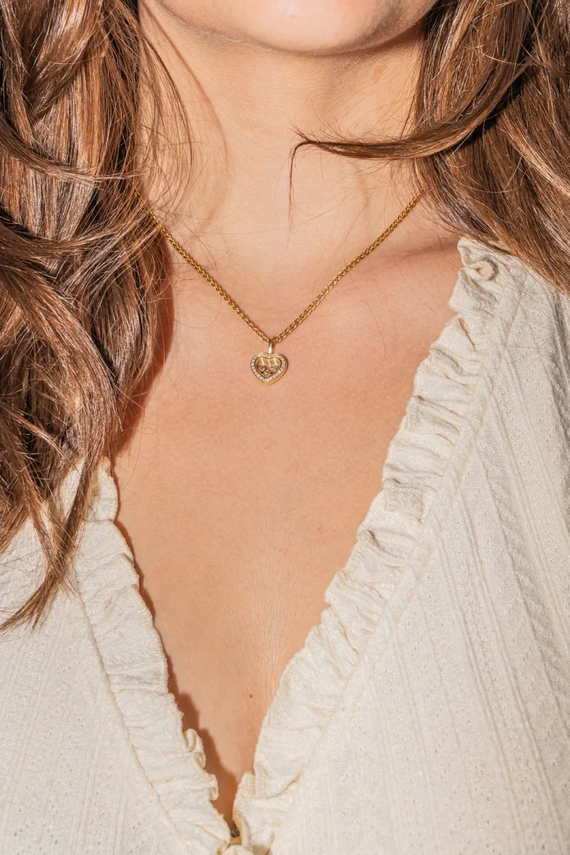 Chopard Collier Happy diamonds Or jaune – Image 3