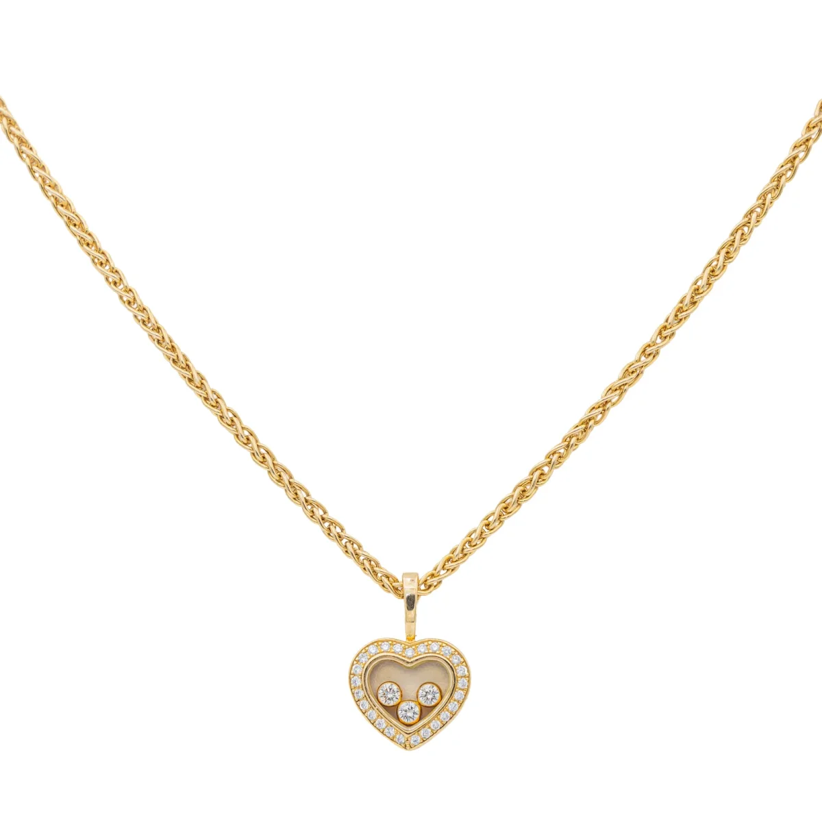 Chopard Collier Happy diamonds Or jaune – Image 4