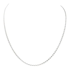 Collier Maille cheval Or blanc