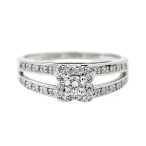 Mauboussin Bague Chance of love Or blanc Diamant