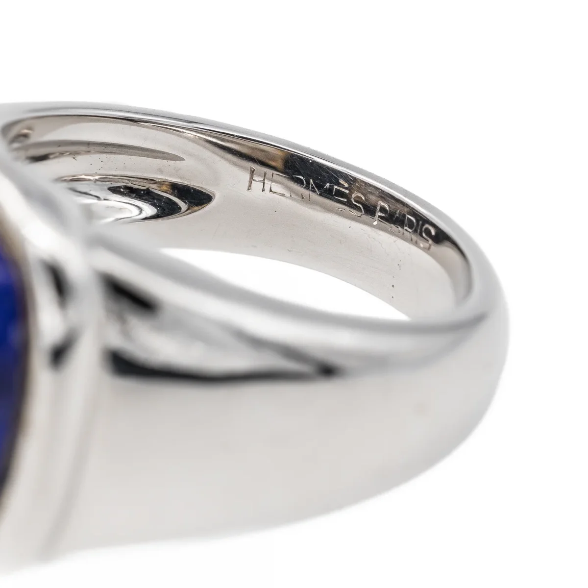 Hermès Bague Or blanc Lapis lazuli – Image 7