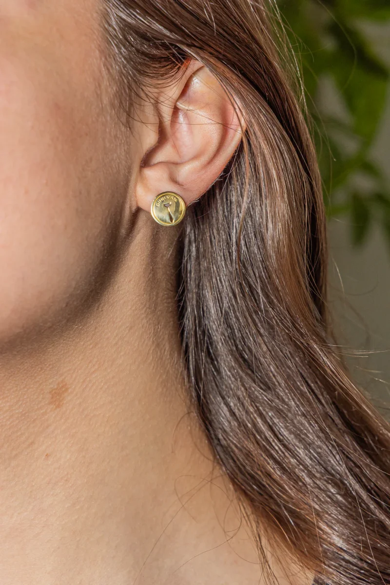 Dinh van Boucles d'oreilles Punaise Or jaune – Image 3